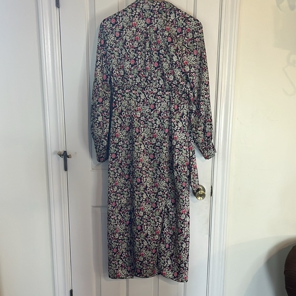 Cinq à Sept | Quin Floral Layered Overlay Feminine Flowy Midi Dress Size 4 - Picture 10 of 13